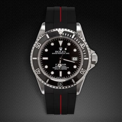 bracelet caoutchouc rolex sea dweller